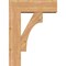 Ekena Millwork Westlake Block Smooth Bracket w/ Offset Brace, Western Red Cedar, 7 1/2"W x 22"D x 30"H BKT0806X22X30WTL05SWR - alternate 2